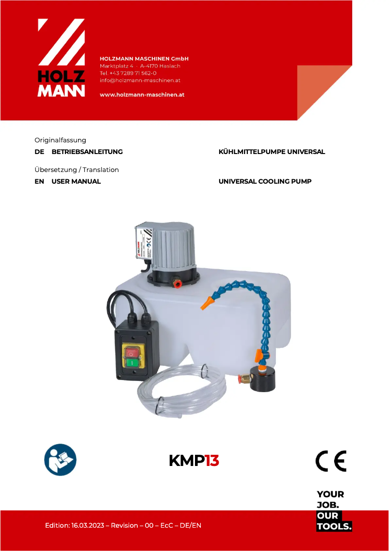 Página 1 del manual Manual de usuario Holzmann KMP 13