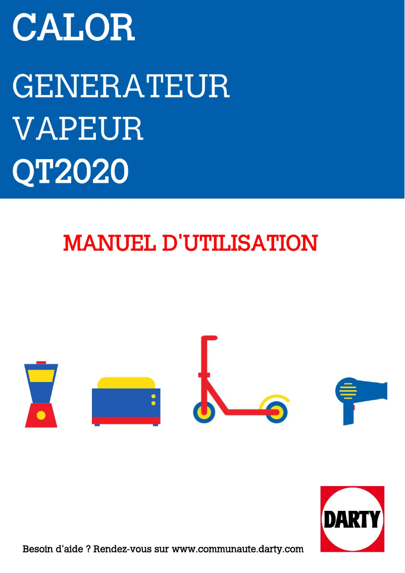 Imagen de la primera página del manual del dispositivo Ixeo Power QT2020