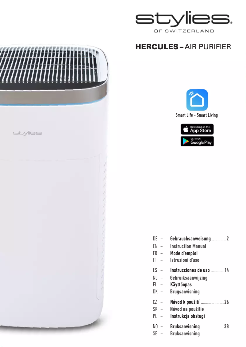 Página 1 del manual Manual de usuario Stylies Hercules