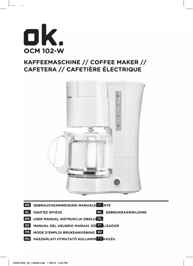 Página 1 del manual Manual de usuario OK OCM 102