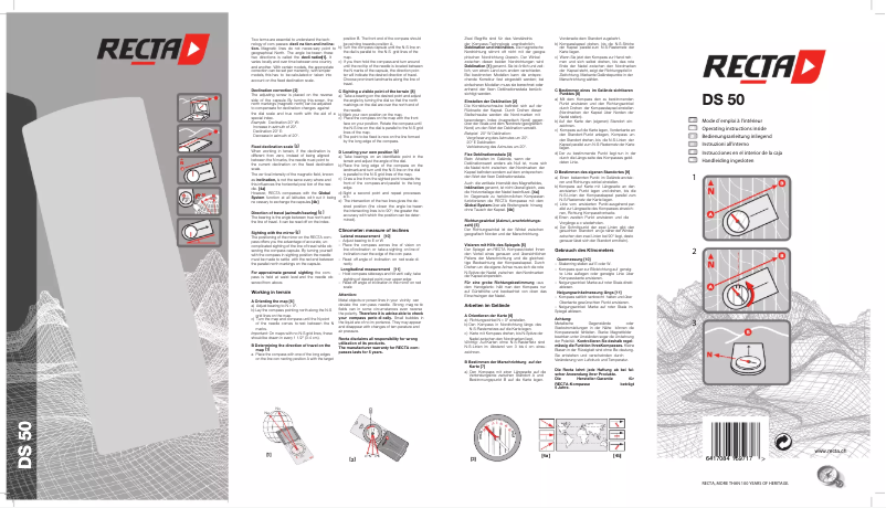 Imagen de la primera página del manual del dispositivo DS-50