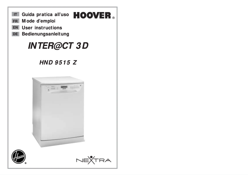 Imagen de la primera página del manual del dispositivo HND 9515Z