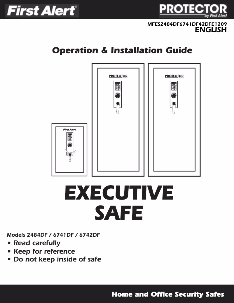 Imagen de la primera página del manual del dispositivo 2484DF
