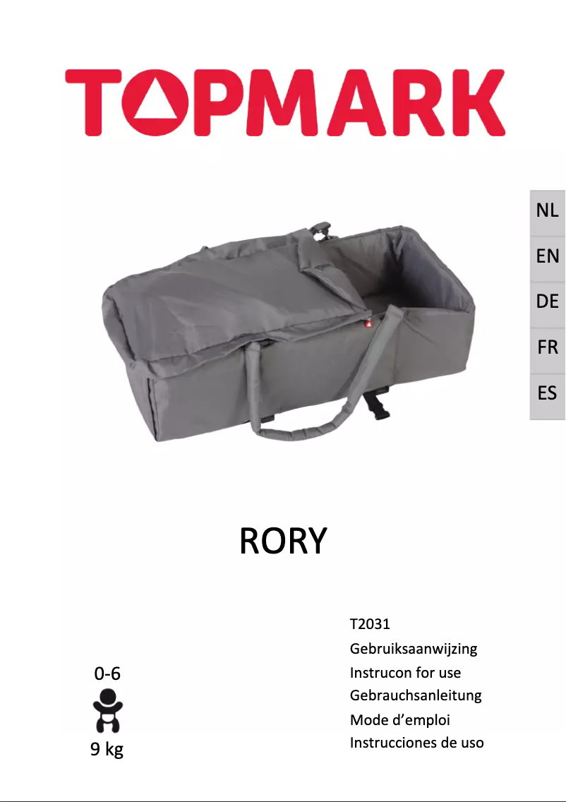 Imagen de la primera página del manual del dispositivo Rory T2031