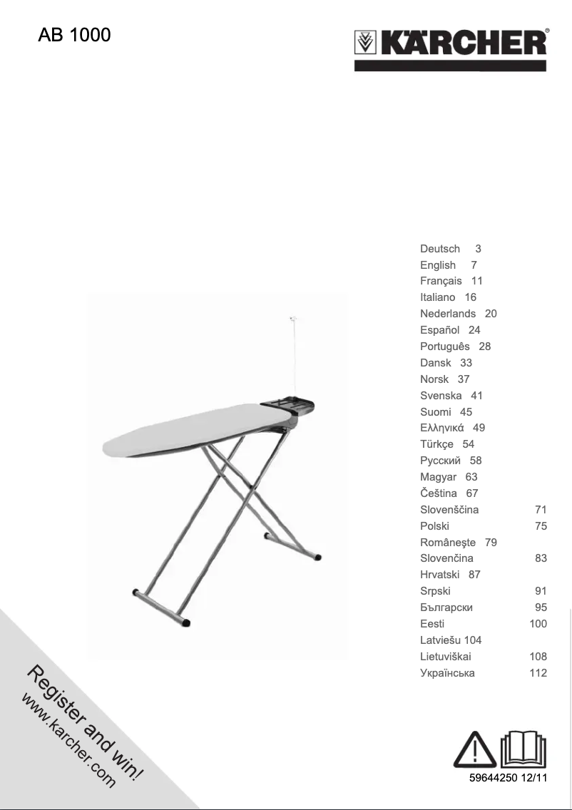 Página 1 del manual Manual de usuario Kärcher AB 1000