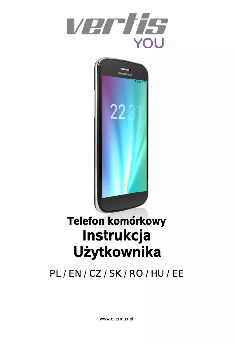 Imagen de la primera página del manual del dispositivo Vertis You