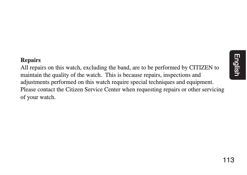 Página nº 1 - Manual de usuario Citizen CAL H176