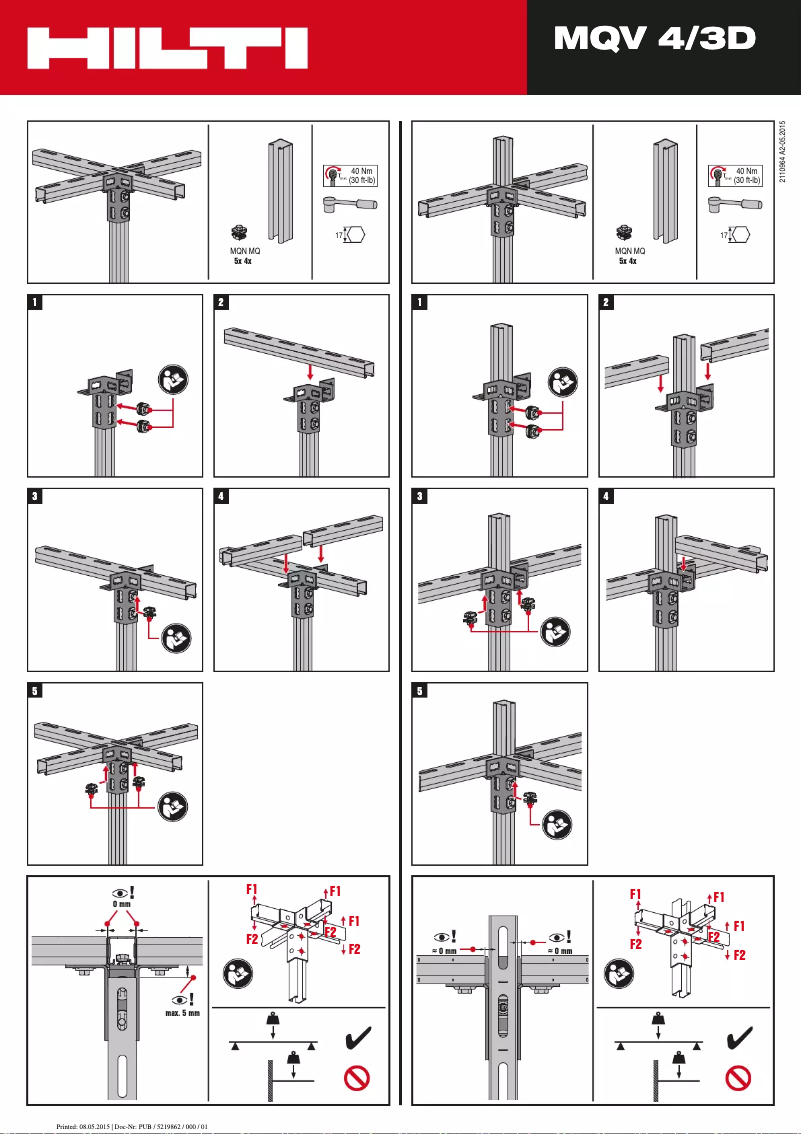 Imagen de la primera página del manual del dispositivo MQV-4/3 D