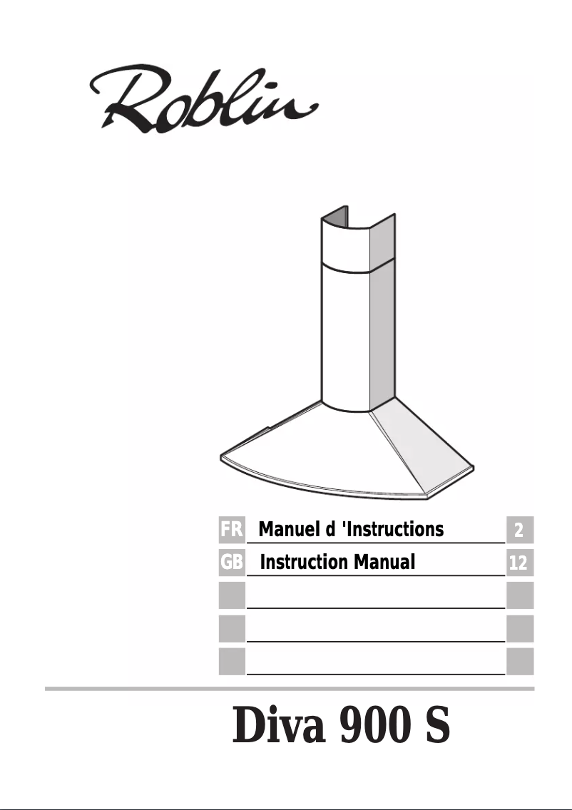 Imagen de la primera página del manual del dispositivo Diva 900 S