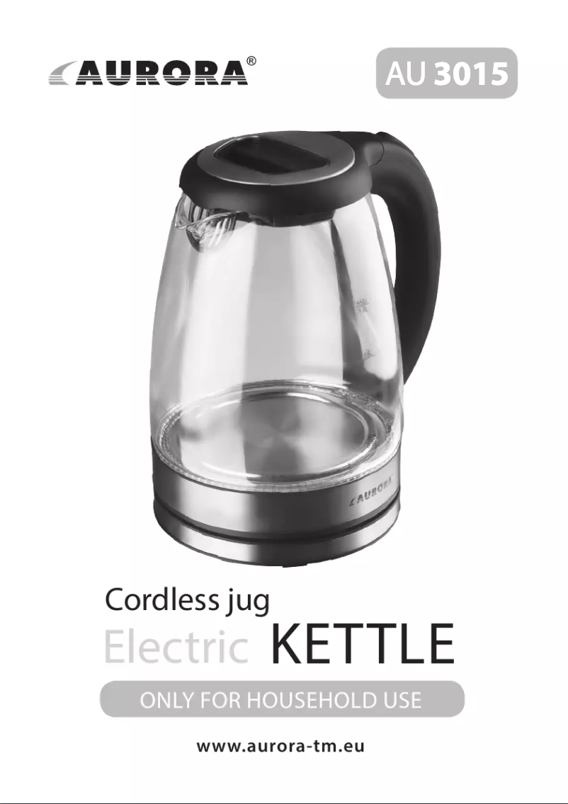 Imagen de la primera página del manual del dispositivo AU 3015