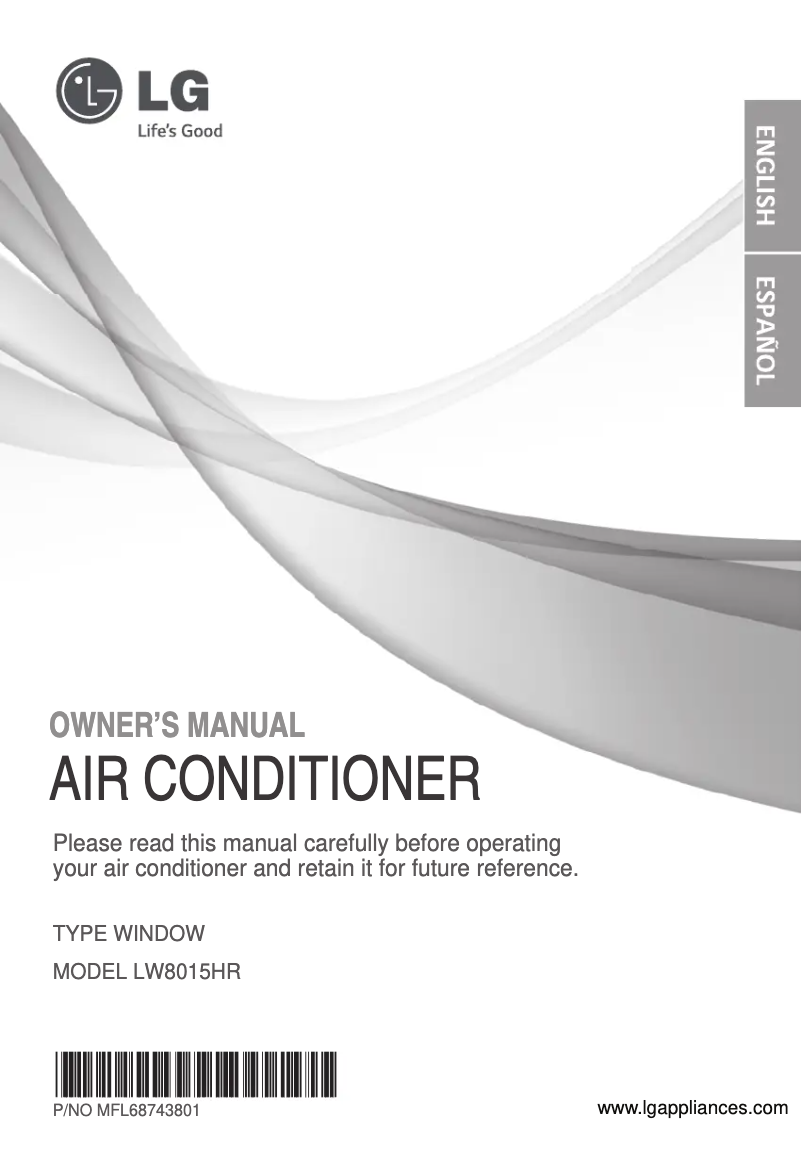 Página 1 del manual Manual de usuario LG LW8015HR
