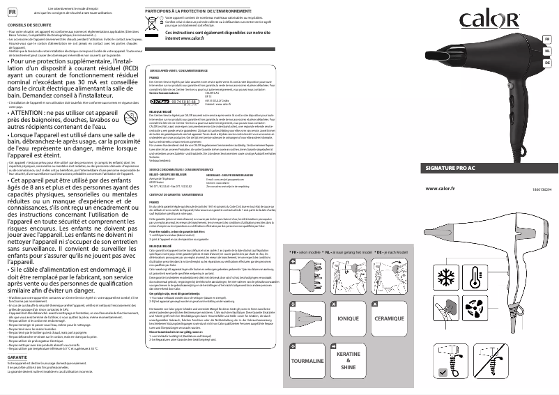 Imagen de la primera página del manual del dispositivo CV7852C0