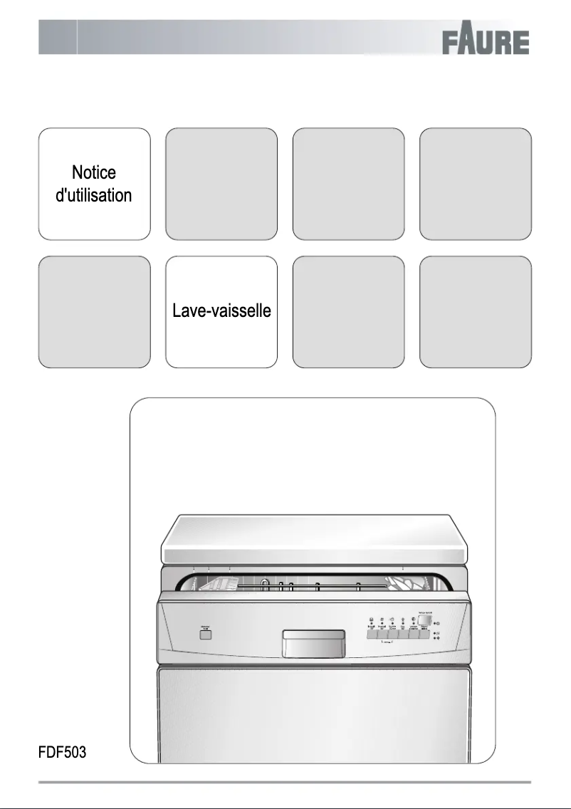 Imagen de la primera página del manual del dispositivo FDF503
