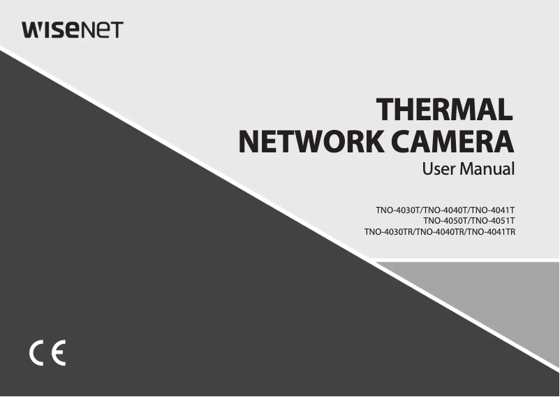 Imagen de la primera página del manual del dispositivo TNO-4051T