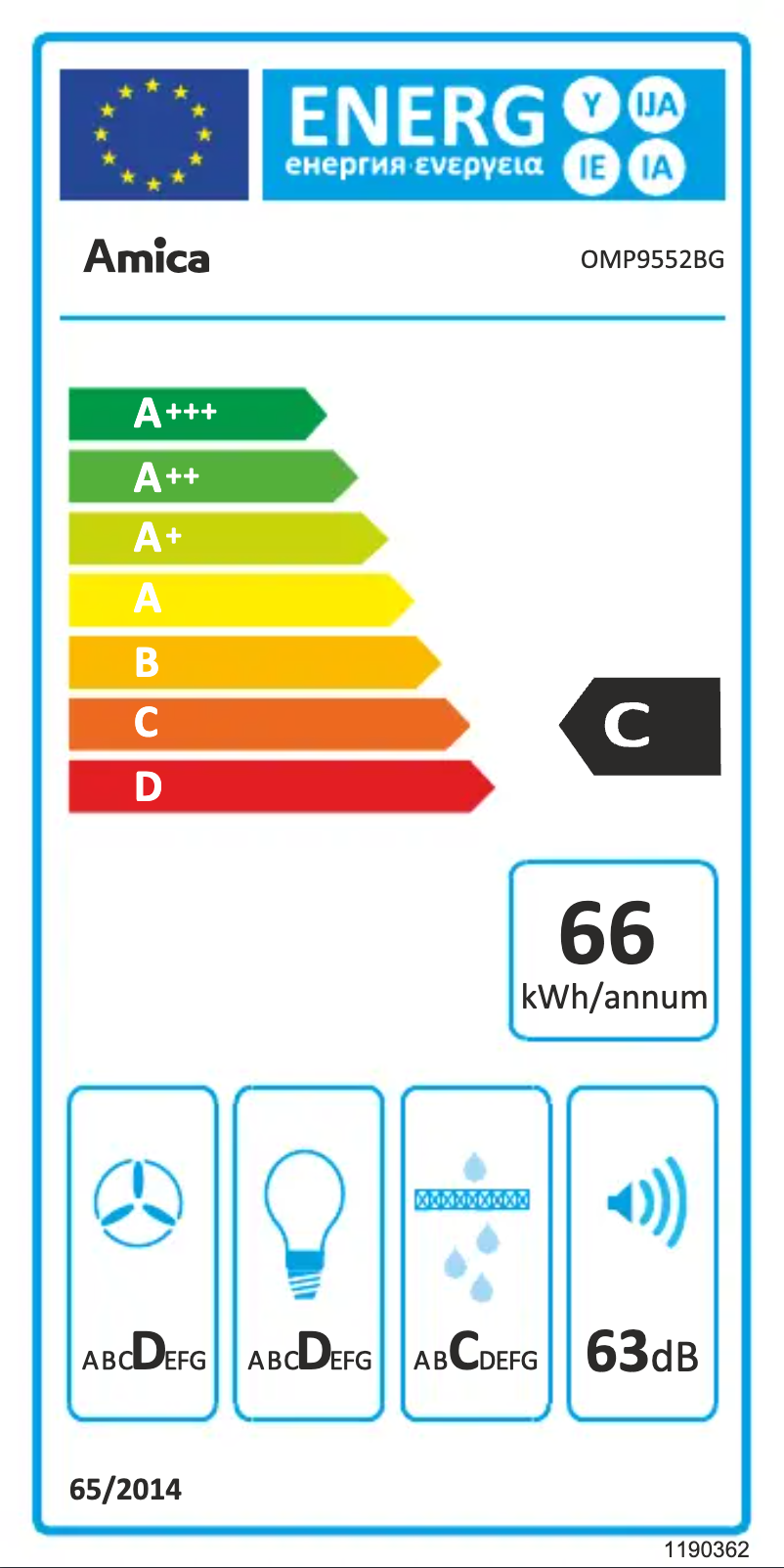 Imagen de la primera página del manual del dispositivo OMP9552BG