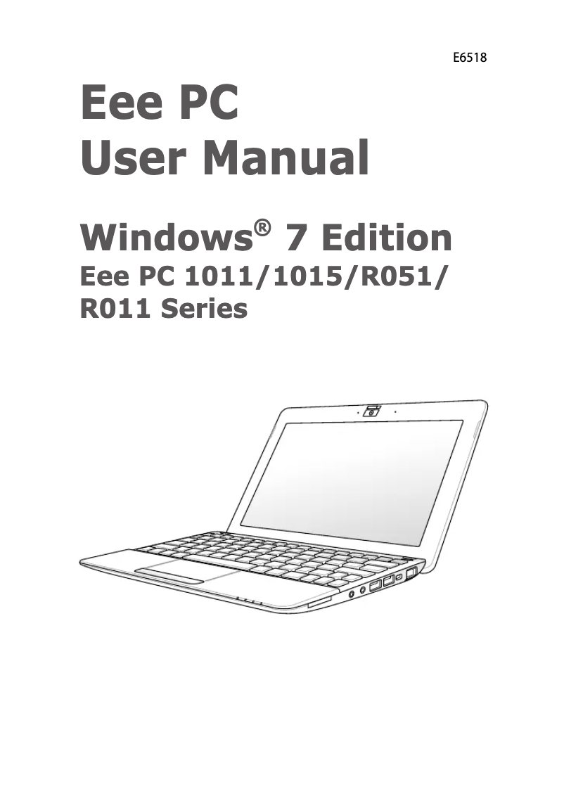 Página 1 del manual Manual de usuario Asus R051PEM-RED001S