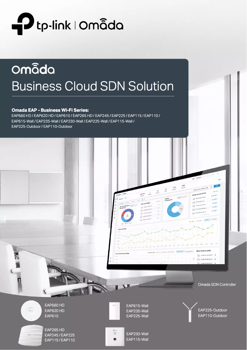 Imagen de la primera página del manual del dispositivo Omada EAP230-Wall