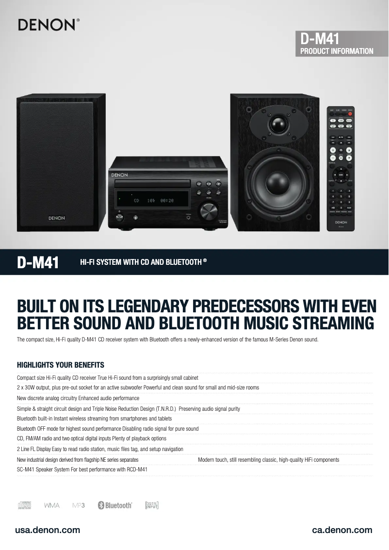 Imagen de la primera página del manual del dispositivo RCD-M41