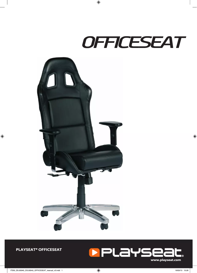 Página 1 del manual Manual de usuario Playseat Office Chair