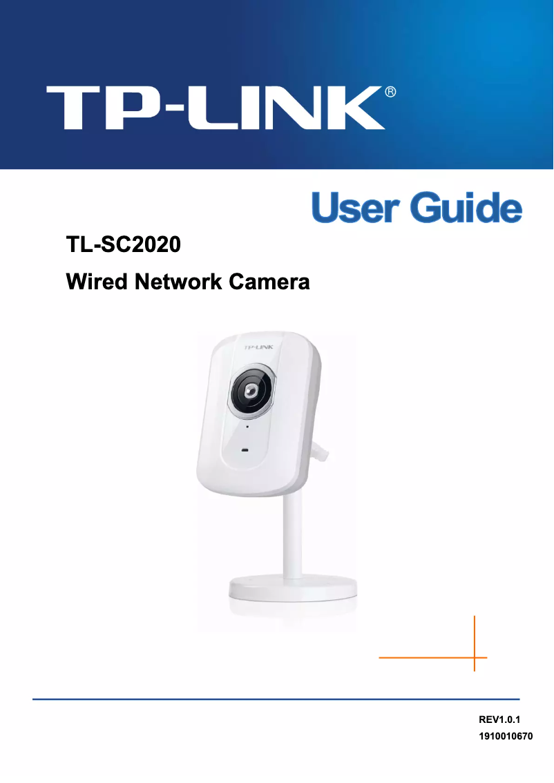 Página 1 del manual Manual de usuario TP-Link TL-SC2020