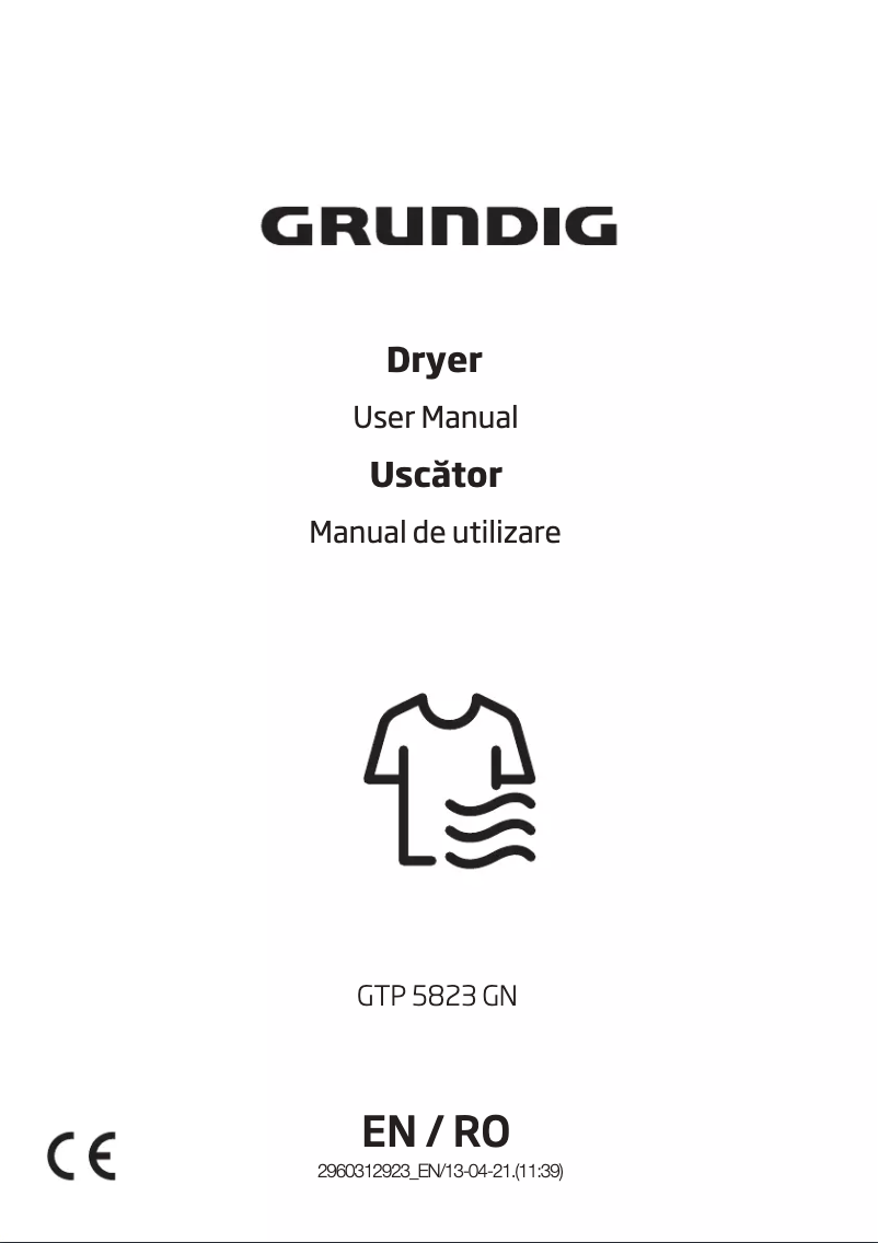 Página nº 1 - Manual de usuario Grundig GTP5824BN