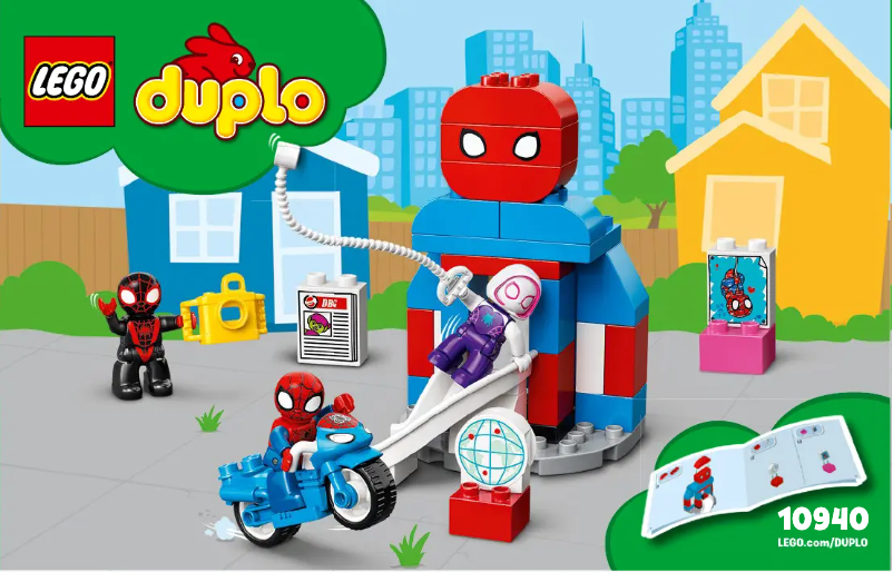 Página 1 del manual Manual de usuario Lego Duplo Marvel Spider Man 10940