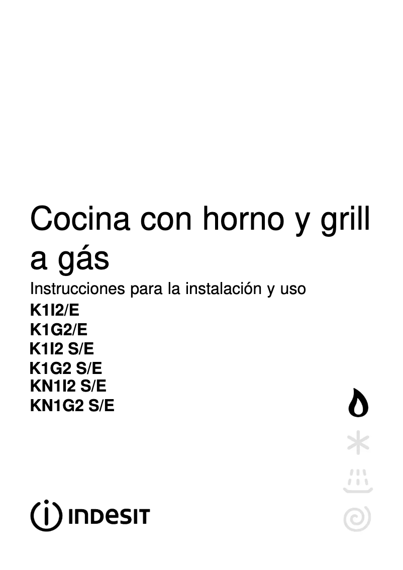 Imagen de la primera página del manual del dispositivo K1I2 S/E