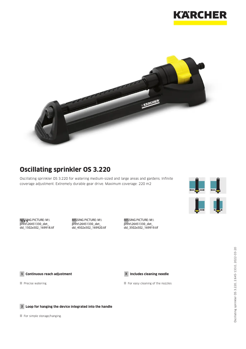 Imagen de la primera página del manual del dispositivo OS 3.220