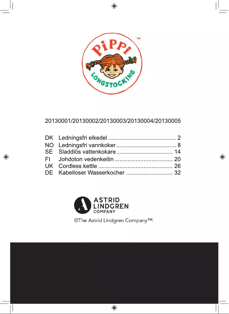 Imagen de la primera página del manual del dispositivo 20130002