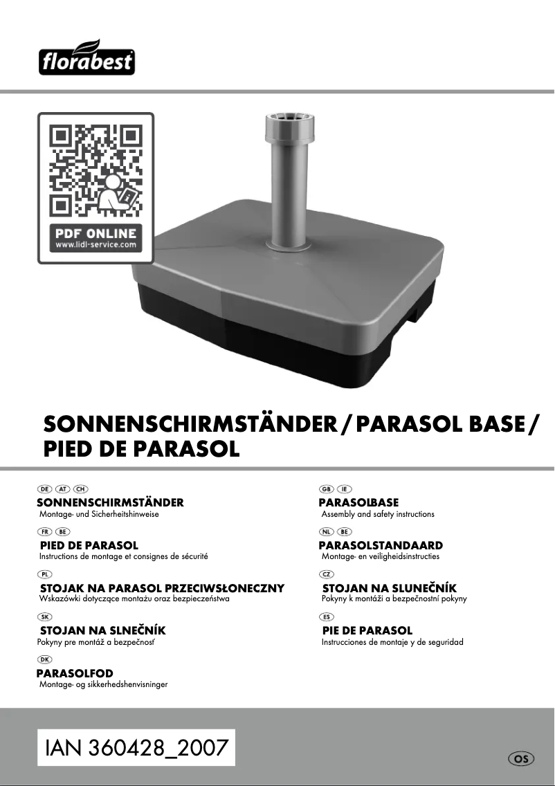 Página 1 del manual Manual de usuario Florabest IAN 360428