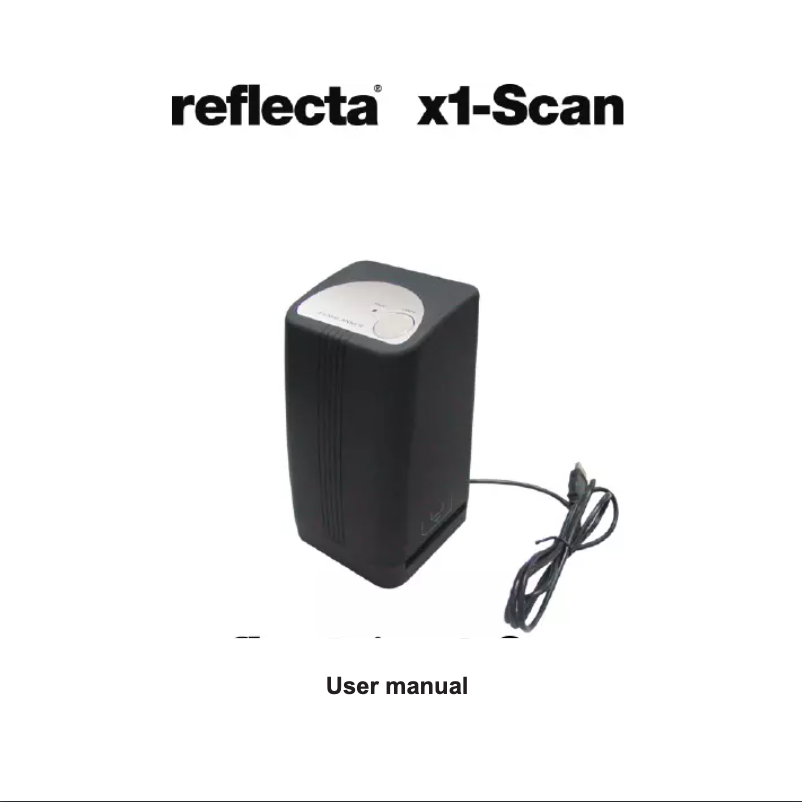 Página 1 del manual Manual de usuario Reflecta X1-Scan