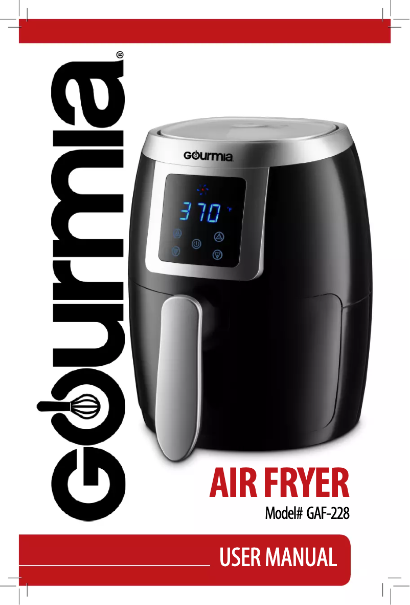 Página 1 del manual Manual de usuario Gourmia GAF228