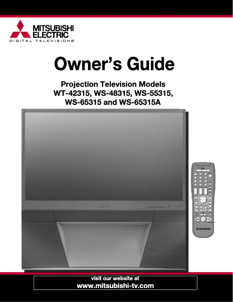 Página nº 1 - Manual de usuario Mitsubishi WT42315