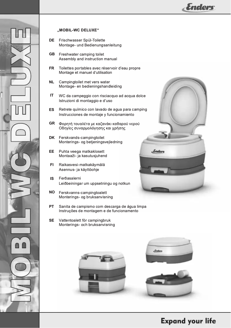 Página 1 del manual Manual de usuario Enders Mobil WC Deluxe