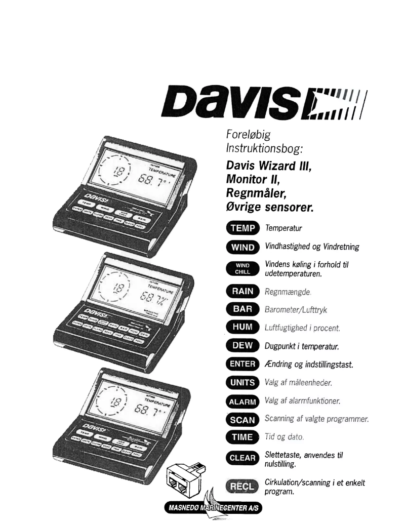 Imagen de la primera página del manual del dispositivo Wizard III