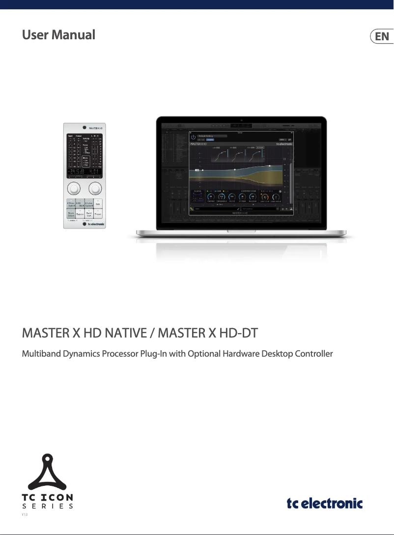 Imagen de la primera página del manual del dispositivo Master X HD Native