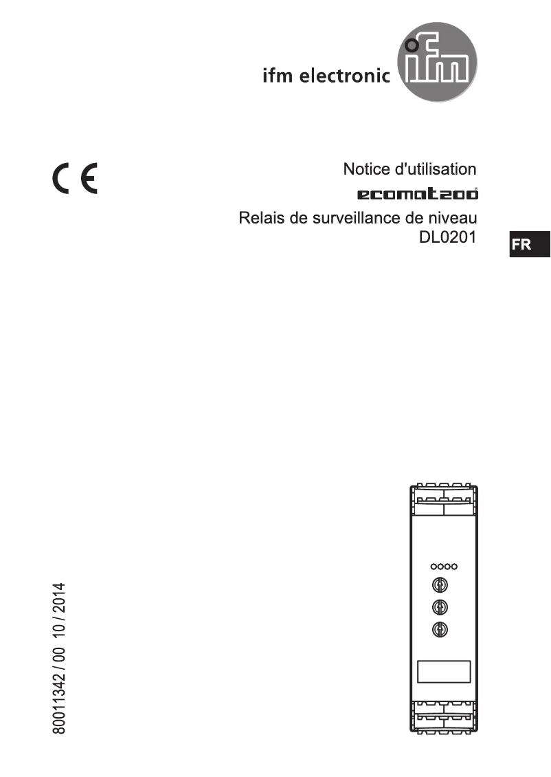 Imagen de la primera página del manual del dispositivo DL0201