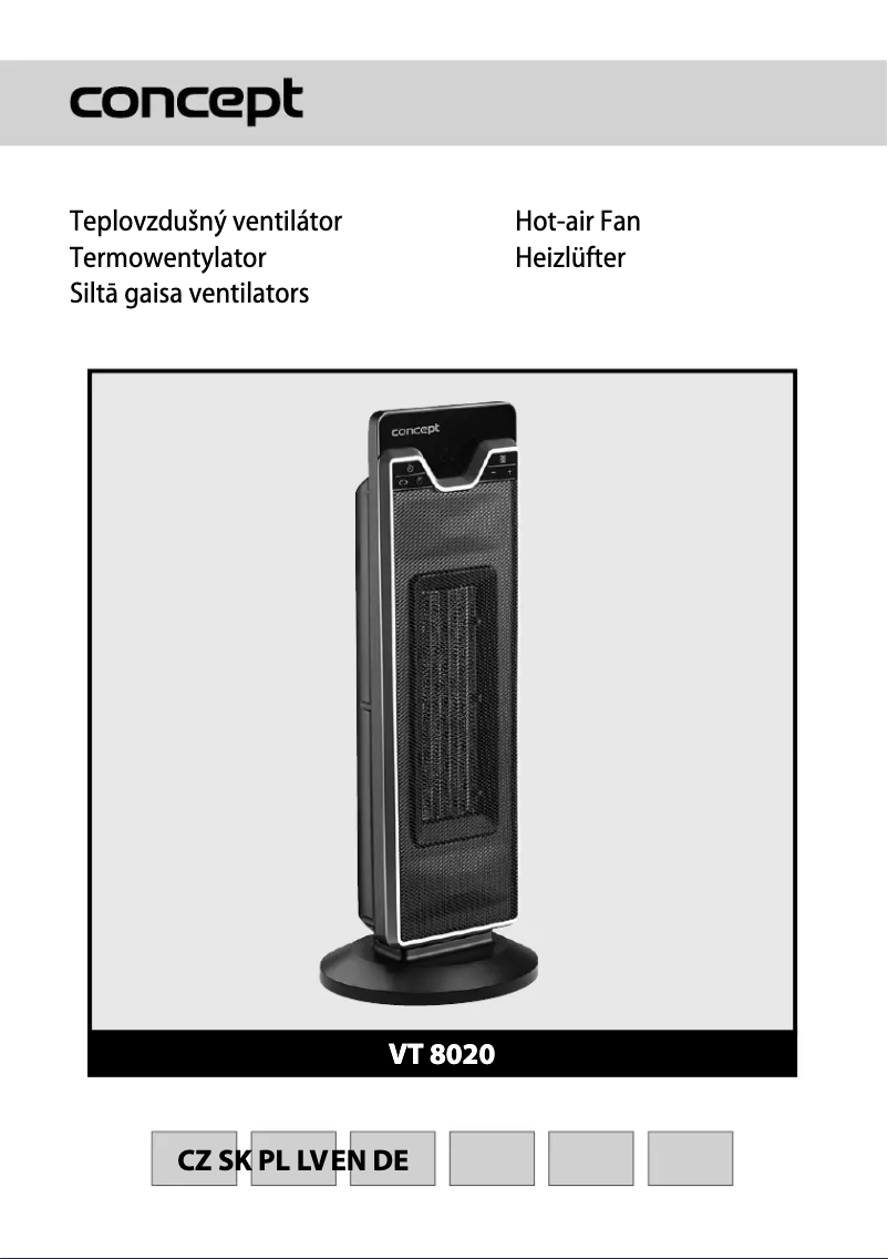 Página nº 1 - Manual de usuario Concept VT-8020