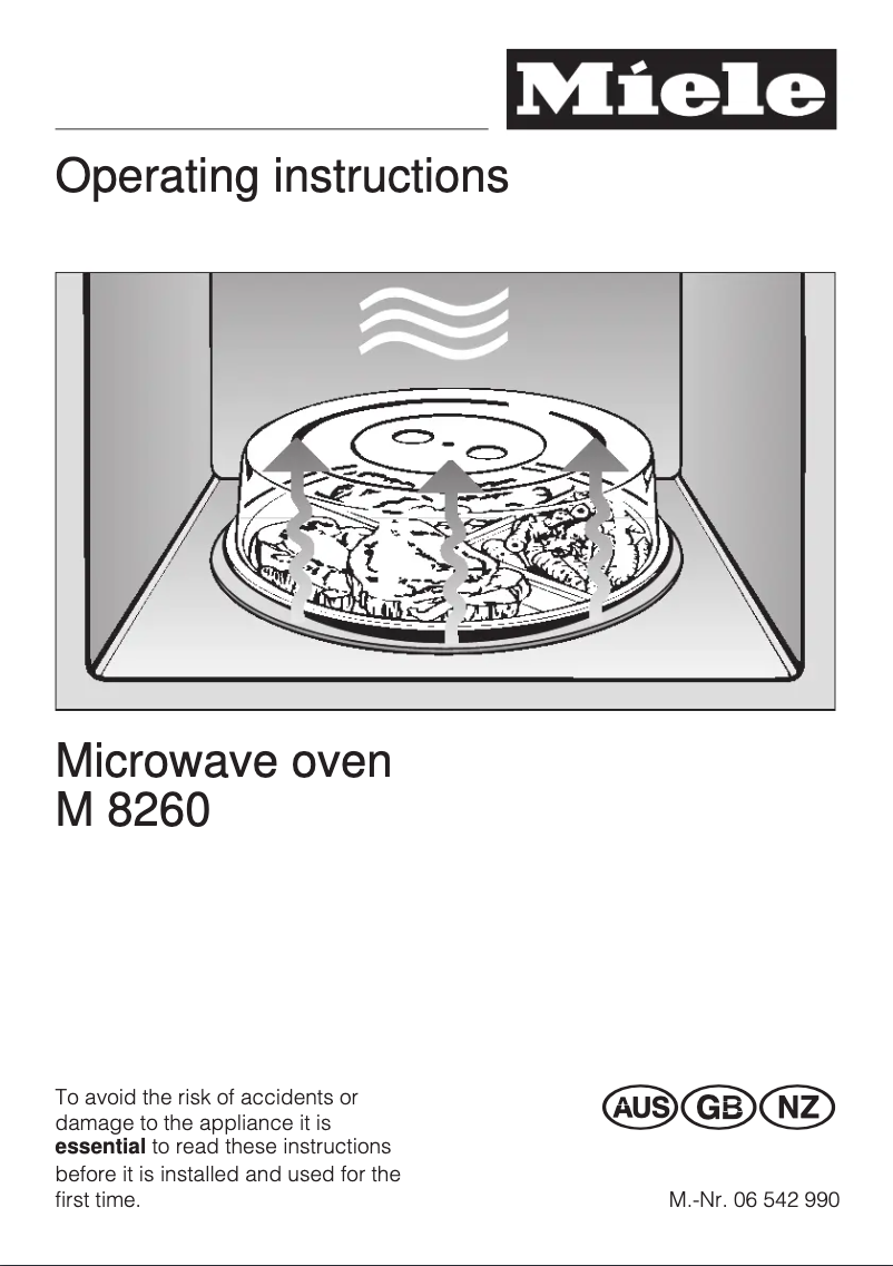 Imagen de la primera página del manual del dispositivo M 8260