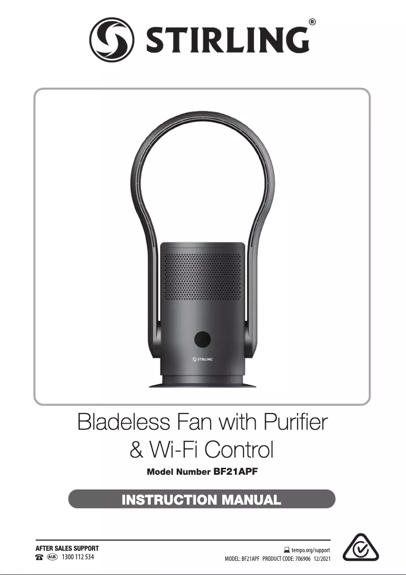 Imagen de la primera página del manual del dispositivo BF21APF