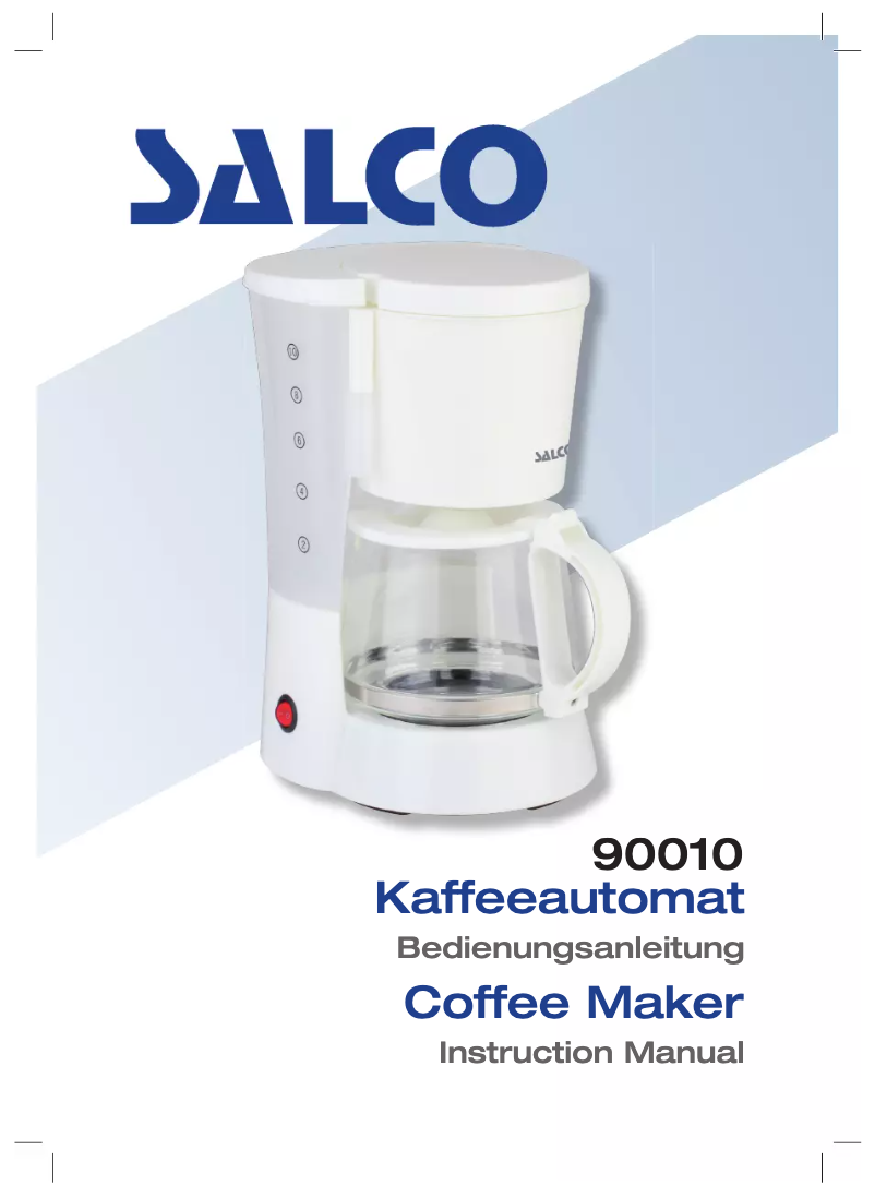 Imagen de la primera página del manual del dispositivo Salco 90010