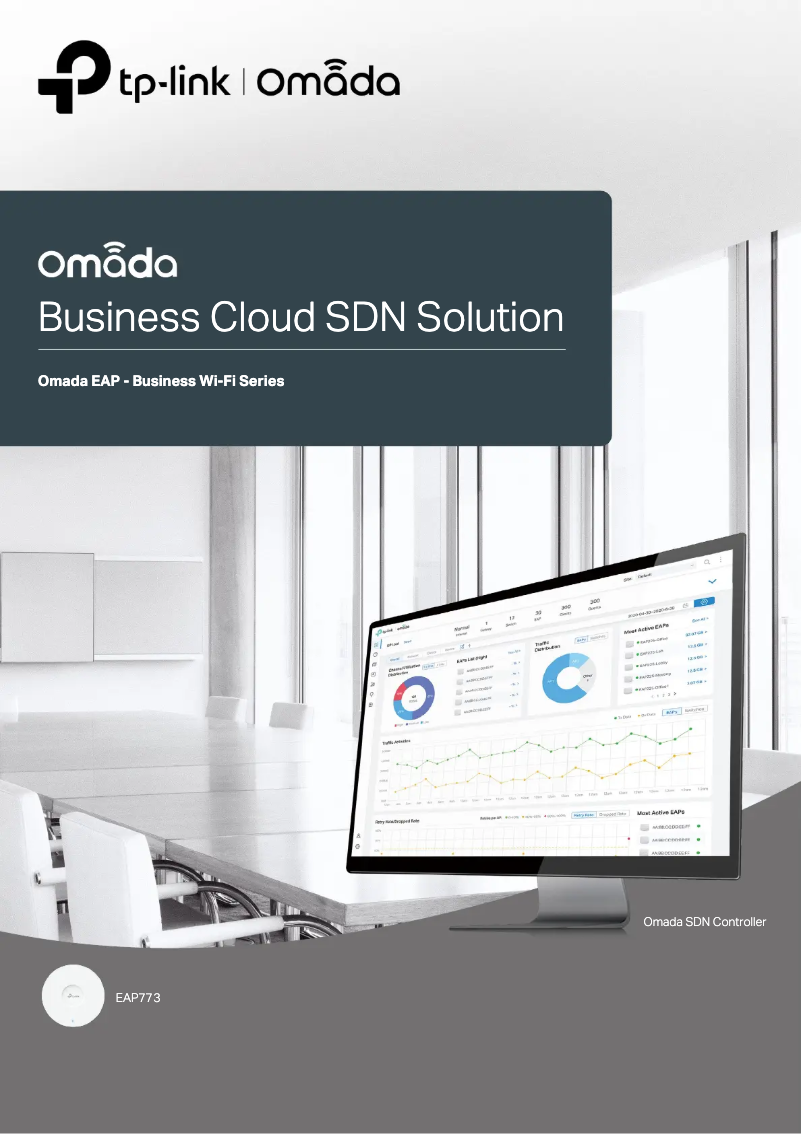 Imagen de la primera página del manual del dispositivo Omada EAP773
