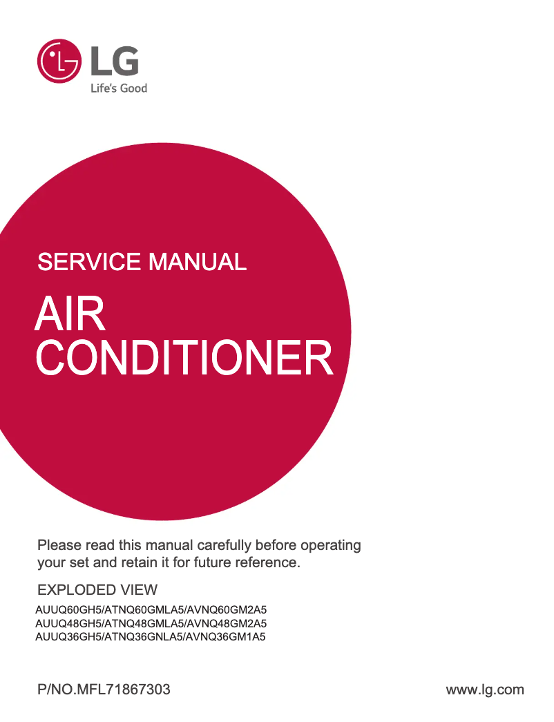 Página nº 1 - Manual de usuario LG AUUQ40GH5