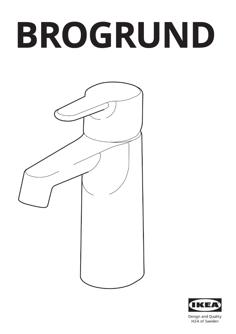 Imagen de la primera página del manual del dispositivo BROGRUND 203.430.83