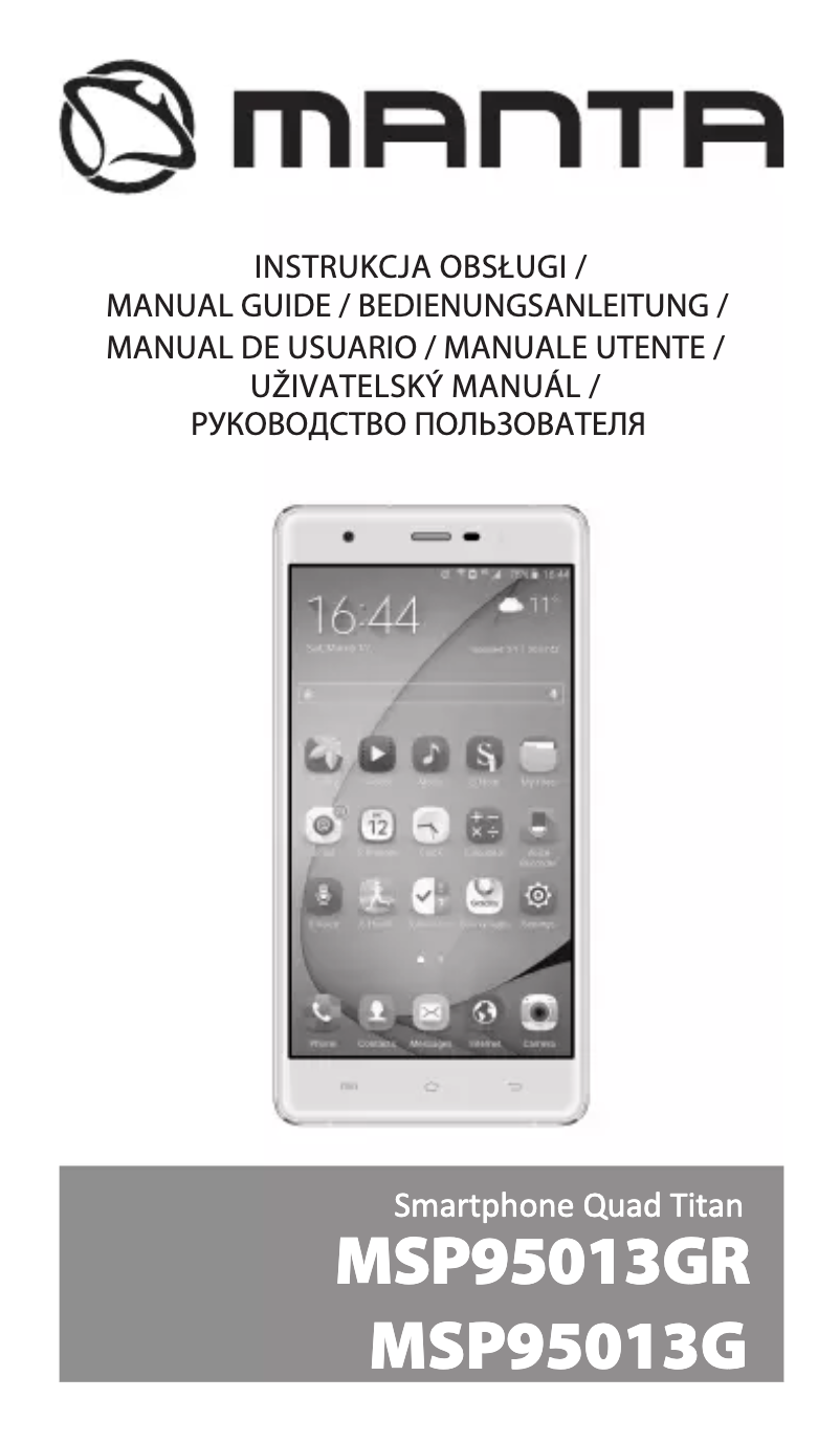 Página 1 del manual Manual de usuario Manta MEZO 1 MSP95013GR