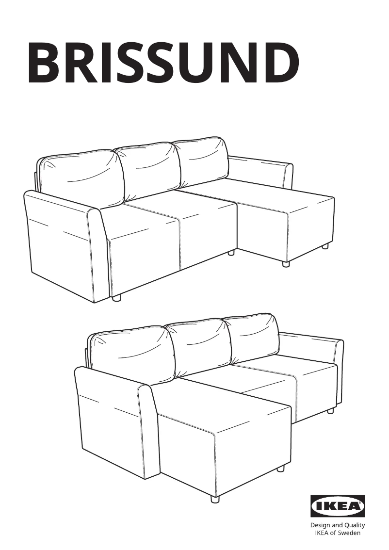 Página 1 del manual Manual de usuario Ikea BRISSUND 605.808.69