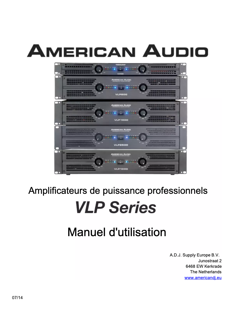 Página nº 1 - Manual de usuario American Audio VLP-300