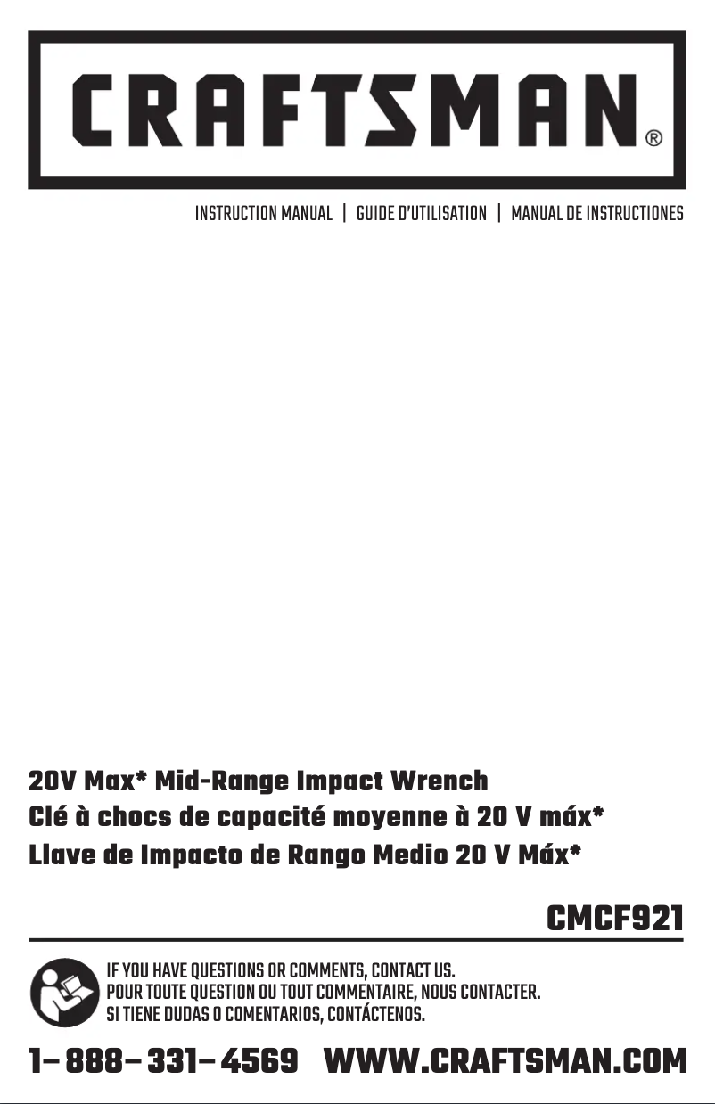 Imagen de la primera página del manual del dispositivo CMCF921