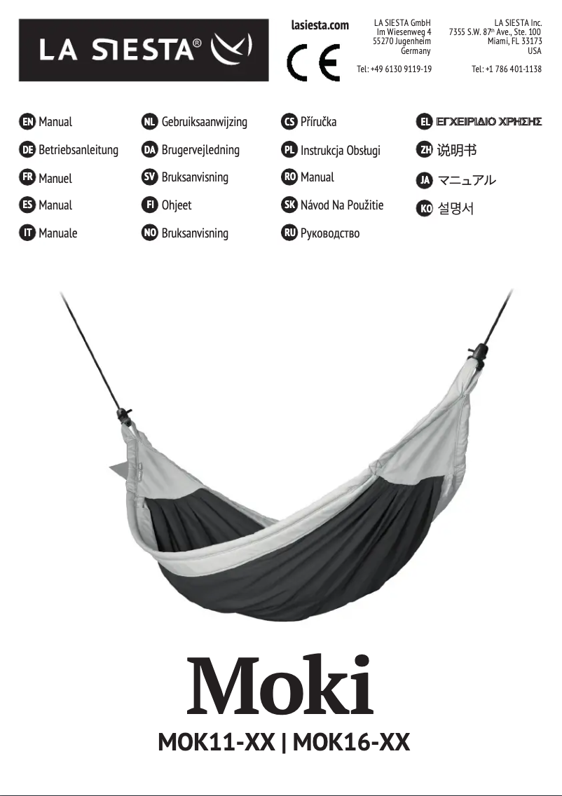 Imagen de la primera página del manual del dispositivo Moki