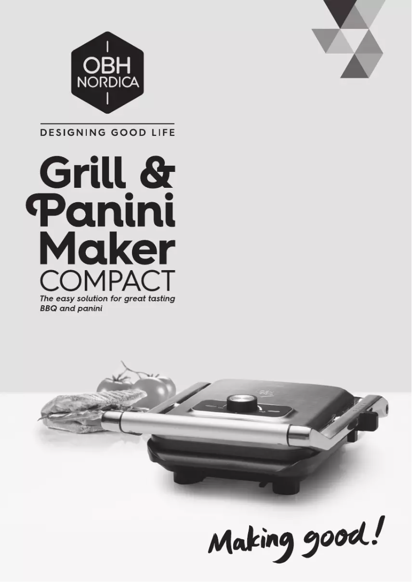 Página 1 del manual Manual de usuario OBH Nordica Compact 6928